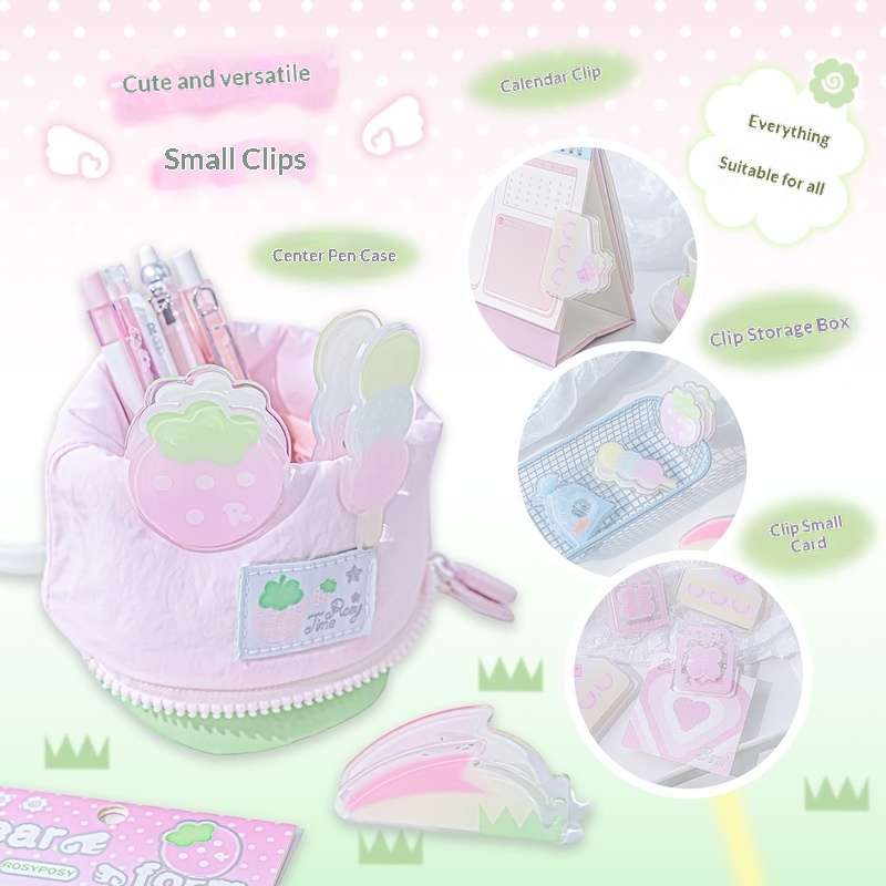 RosyPosy Clip in Acrilico Tras - Binder Clip Assorted recensione e prezzo