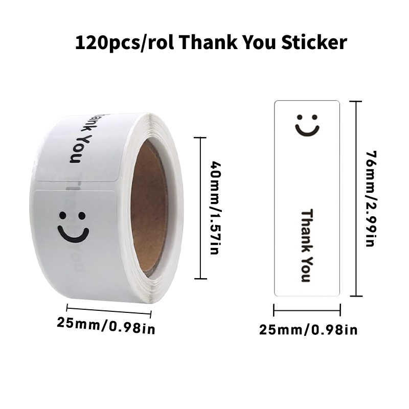 KAYSION 120 Pz/rotolo Grazie A - Sticker Label Roll recensione e prezzo